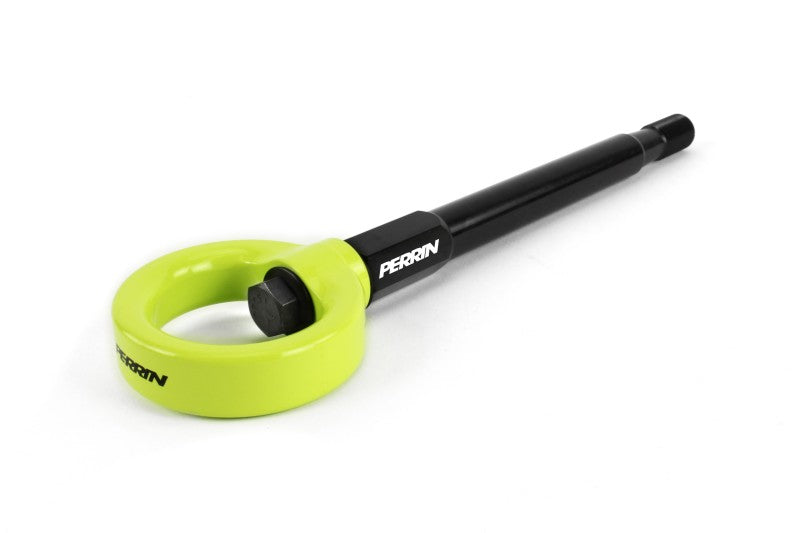 Perrin 08-14 Subaru WRX/STI Tow Hook Kit (Front) - Neon Yellow Perrin 08-14 Subaru WRX/STI Tow Hook Kit (Front) - Neon Yellow