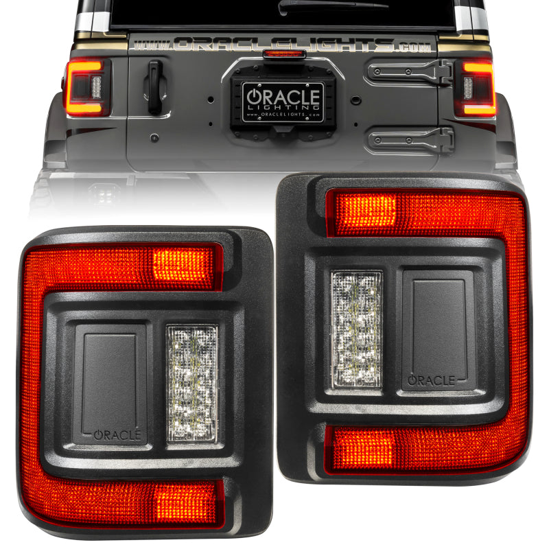 Oracle 2018+ Jeep Wrangler Rubicon/Sport LED Flush Mount Tail Light - Tinted SEE WARRANTY Oracle 2018+ Jeep Wrangler Rubicon/Sport LED Flush Mount Tail Light - Tinted SEE WARRANTY