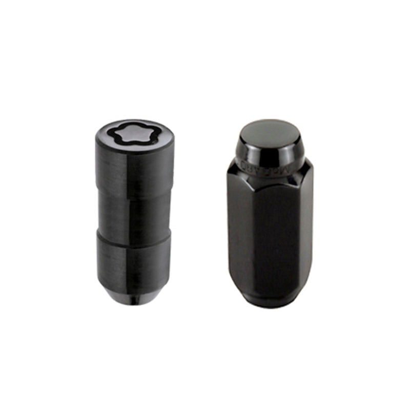 McGard 8 Lug Hex Install Kit w/Locks (Cone Seat Nut) M14X1.5 / 22mm Hex / 1.945in. Length - Black McGard 8 Lug Hex Install Kit w/Locks (Cone Seat Nut) M14X1.5 / 22mm Hex / 1.945in. Length - Black