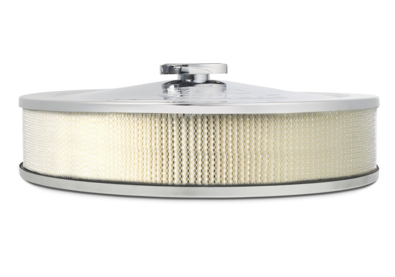 Ford Racing Air Cleaner Kit - Chrome w/ Black Emblem Ford Racing Air Cleaner Kit - Chrome w/ Black Emblem