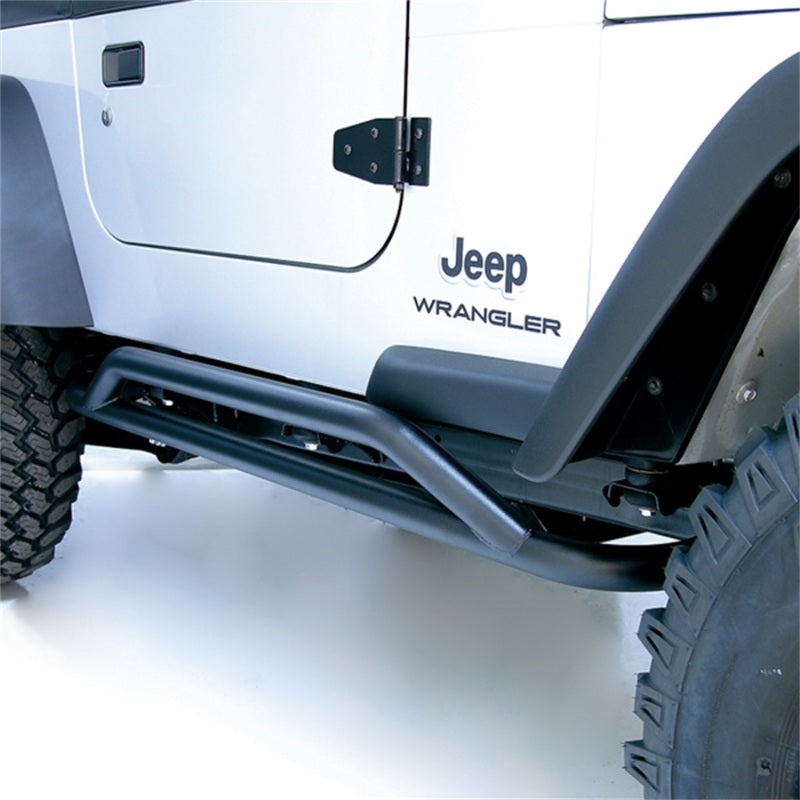 Rugged Ridge RRC Rocker Guards Black 87-06 Jeep Wrangler Rugged Ridge RRC Rocker Guards Black 87-06 Jeep Wrangler