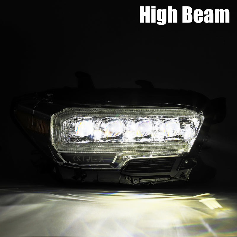AlphaRex 16-20 Toyota Tacoma NOVA LED Projector Headlight Plank Style Alpha Black w/Activation Light AlphaRex 16-20 Toyota Tacoma NOVA LED Projector Headlight Plank Style Alpha Black w/Activation Light