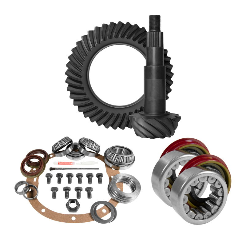 Yukon 8.6in GM 3.42 Rear Ring & Pinion Install Kit Axle Bearings and Seal Yukon 8.6in GM 3.42 Rear Ring & Pinion Install Kit Axle Bearings and Seal