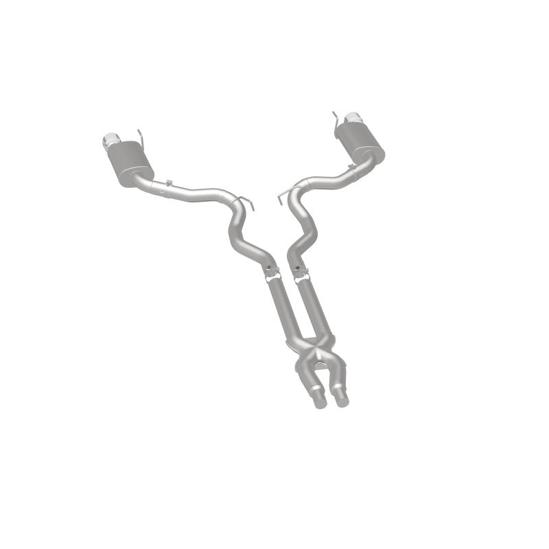 MagnaFlow Cat Back, SS, 3in, Street, Dual Split Polished 4.5in Tips 2015 Ford Mustang GT V8 5.0L MagnaFlow Cat Back, SS, 3in, Street, Dual Split Polished 4.5in Tips 2015 Ford Mustang GT V8 5.0L
