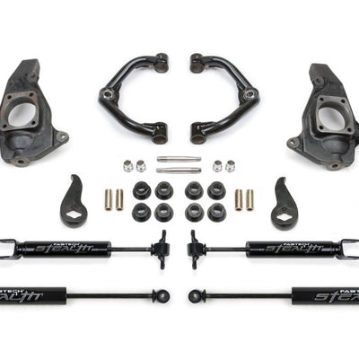 Fabtech 11-19 GM C/K2500HD/3500HD 4in Ultimate System w/Uniball UCA & Stealth Shocks
