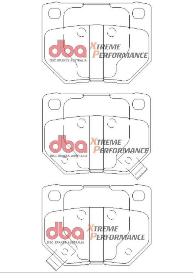 DBA 06-07 Subaru WRX XP650 Rear Brake Pads DBA 06-07 Subaru WRX XP650 Rear Brake Pads