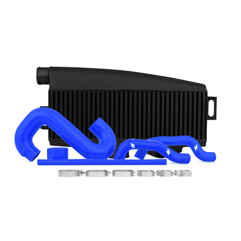 Mishimoto Subaru 02-07 WRX/04-07 STi Top-Mount Intercooler Kit - Powder Coated Black & Blue Hoses Mishimoto Subaru 02-07 WRX/04-07 STi Top-Mount Intercooler Kit - Powder Coated Black & Blue Hoses