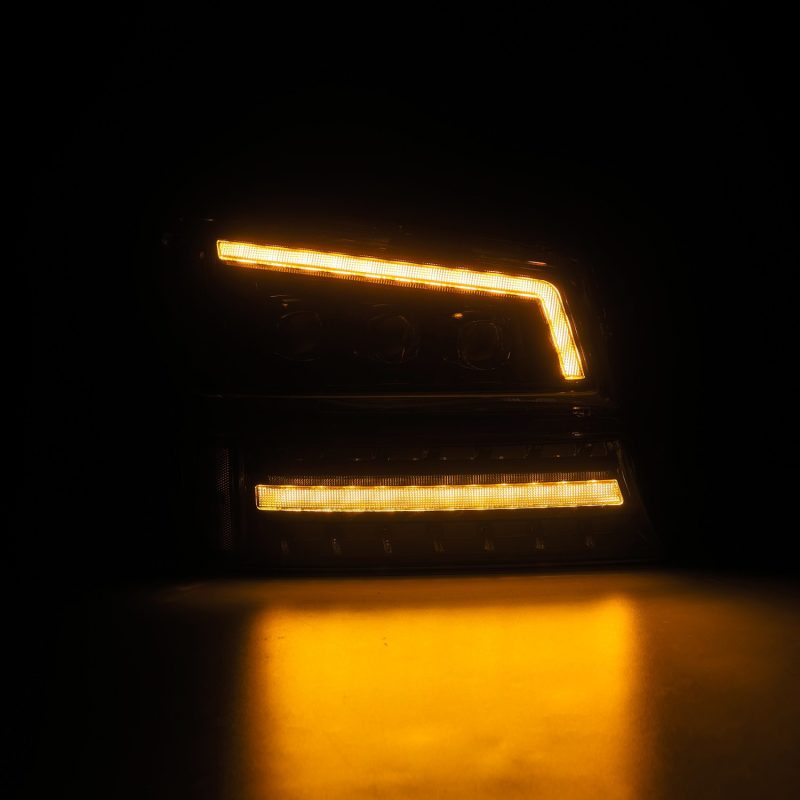 AlphaRex 03-06 Chevy Silverado 1500/2500HD/3500HD/Avalanche Alpha-Black NOVA LED Proj Headlights AlphaRex 03-06 Chevy Silverado 1500/2500HD/3500HD/Avalanche Alpha-Black NOVA LED Proj Headlights