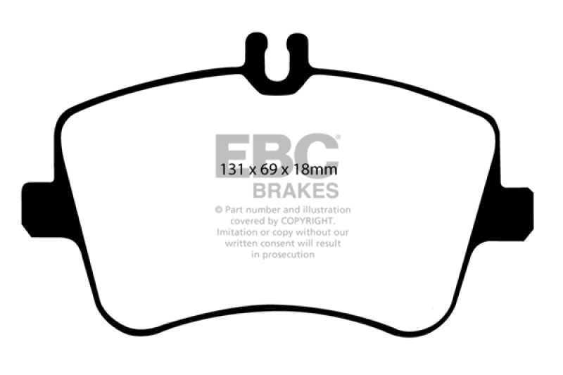 EBC 02-03 Mercedes-Benz C230 (W203) 2.3 Greenstuff Front Brake Pads EBC 02-03 Mercedes-Benz C230 (W203) 2.3 Greenstuff Front Brake Pads