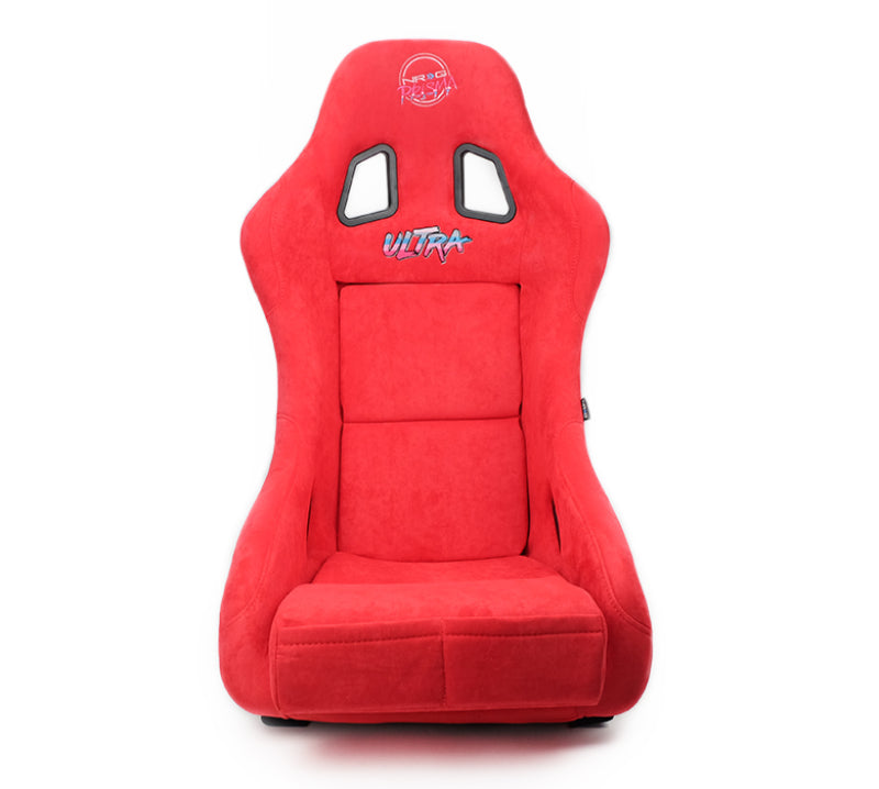 NRG FRP Bucket Seat ULTRA Edition - Medium (Red Alcantara/Pearlized Back) NRG FRP Bucket Seat ULTRA Edition - Medium (Red Alcantara/Pearlized Back)