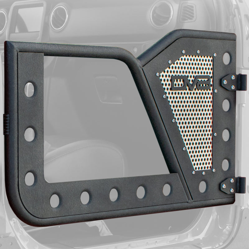 DV8 Offroad Jeep 18+ Wrangler JL / 20+ Gladiator JT Rear Rock Doors w/ Perforated Aluminum Mesh DV8 Offroad Jeep 18+ Wrangler JL / 20+ Gladiator JT Rear Rock Doors w/ Perforated Aluminum Mesh
