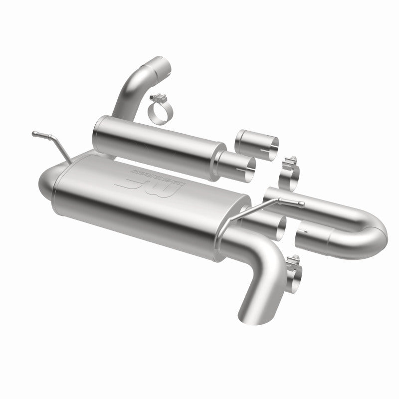 MagnaFlow 18-23 Jeep Wrangler JL 2.0L/3.6L Overland Series Axle-Back Exhaust MagnaFlow 18-23 Jeep Wrangler JL 2.0L/3.6L Overland Series Axle-Back Exhaust