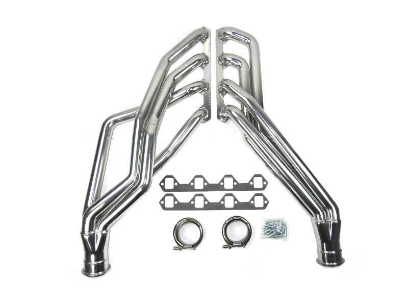 JBA 65-73 Ford Mustang 351W SBF 1-3/4in Primary Silver Ctd Long Tube Header JBA 65-73 Ford Mustang 351W SBF 1-3/4in Primary Silver Ctd Long Tube Header