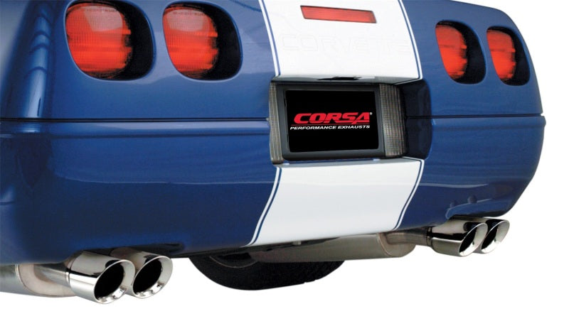 Corsa 1996-1996 Chevrolet Corvette C4 5.7L V8 LT4 Polished Sport Cat-Back Exhaust Corsa 1996-1996 Chevrolet Corvette C4 5.7L V8 LT4 Polished Sport Cat-Back Exhaust