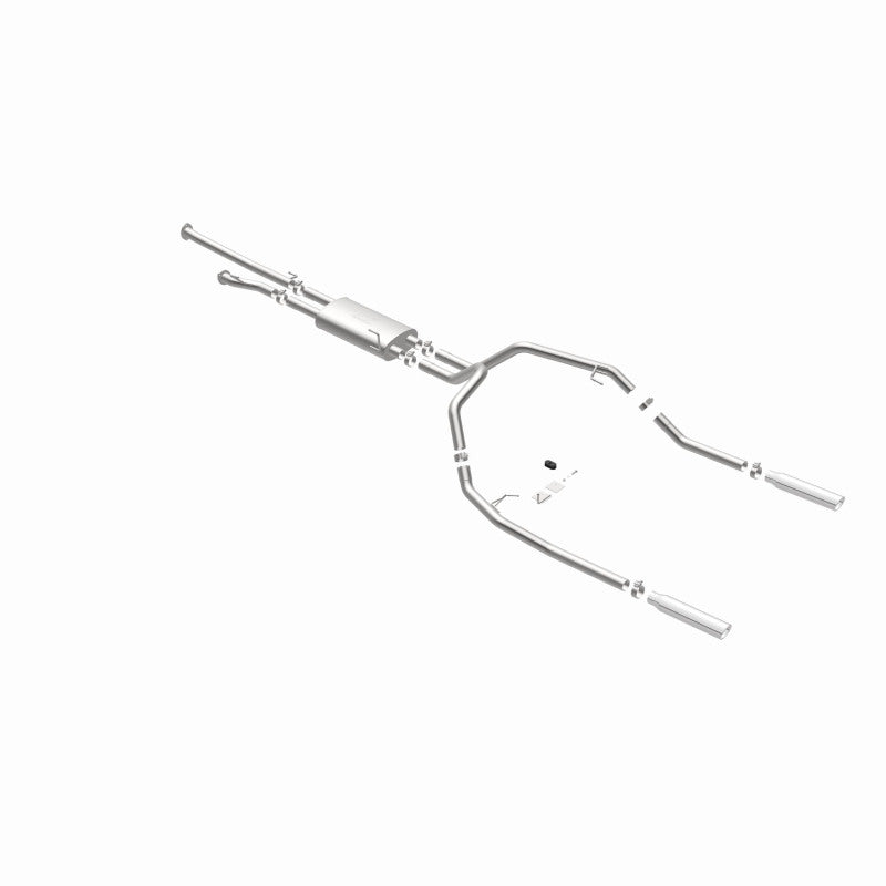 MagnaFlow 14 Toyota Tundra V8 4.6L/5.7L Stainless Cat Back Exhaust Dual Split Rear Exit MagnaFlow 14 Toyota Tundra V8 4.6L/5.7L Stainless Cat Back Exhaust Dual Split Rear Exit