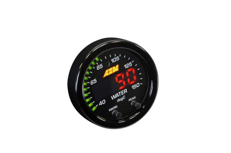 AEM X-Series Temperature 100-300F Gauge Kit (ONLY Black Bezel and Water Temp. Faceplate) AEM X-Series Temperature 100-300F Gauge Kit (ONLY Black Bezel and Water Temp. Faceplate)