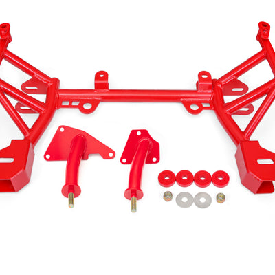 BMR 93-02 4th Gen F-Body K-Member LT1 Motor Mounts Standard Rack Mounts Red