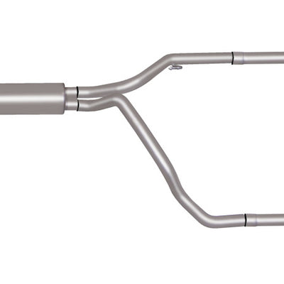 Gibson 04-05 Dodge Ram 1500 SLT 5.7L 2.5in Cat-Back Dual Split Exhaust - Stainless