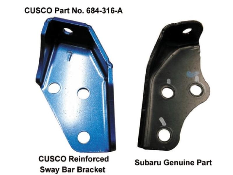 Cusco Rear Harder Sway Bar Bracket 03-09 Subaru Legacy Cusco Rear Harder Sway Bar Bracket 03-09 Subaru Legacy