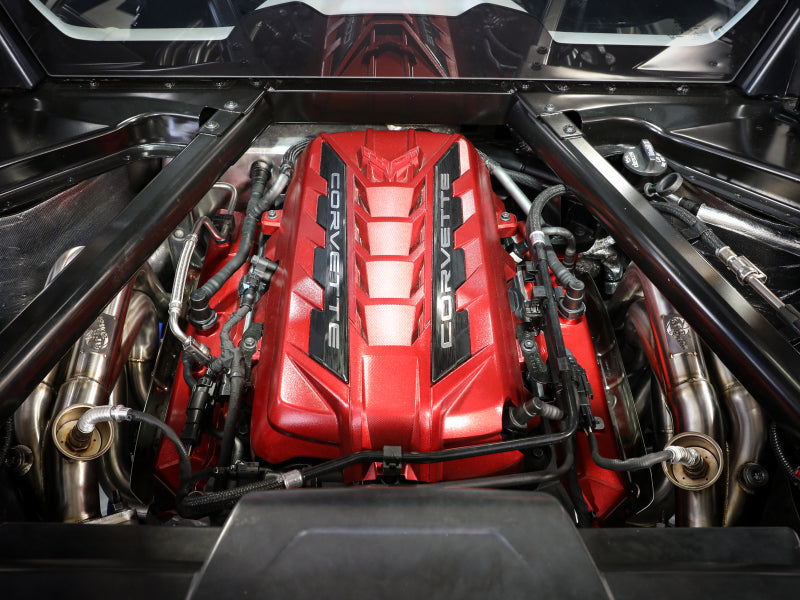 aFe Twisted 304SS Header 2020 Chevy Corvette (C8) 6.2L V8 - Titanium Ceramic Coated aFe Twisted 304SS Header 2020 Chevy Corvette (C8) 6.2L V8 - Titanium Ceramic Coated
