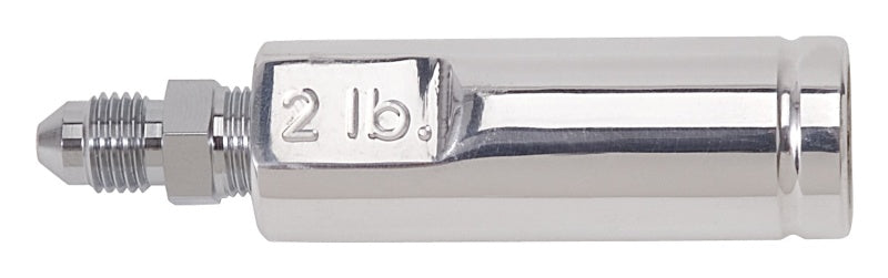 Russell Performance 2-lb. Polished Residual Valve Russell Performance 2-lb. Polished Residual Valve