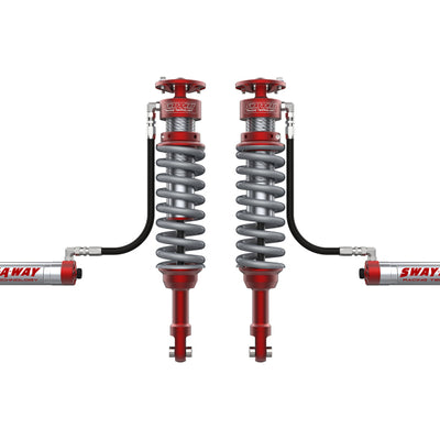 aFe 17-19 Ford F-150 Raptor Sway-A-Way 3.0 Front Coilover Kit w/ Remote Reservoirs and Comp Adj