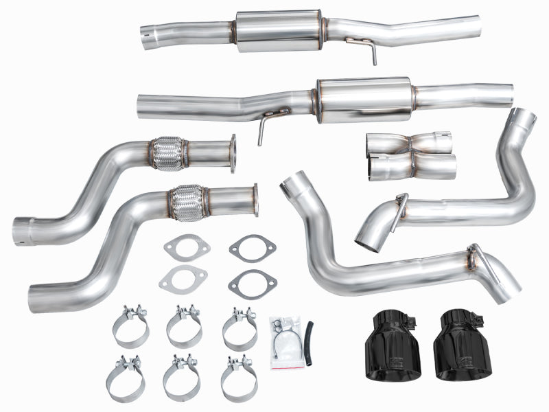 AWE 2023 Nissan Z RZ34 RWD Track Edition Catback Exhaust System w/ Diamond Black Tips AWE 2023 Nissan Z RZ34 RWD Track Edition Catback Exhaust System w/ Diamond Black Tips