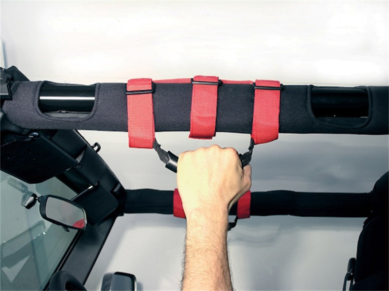 Rugged Ridge Ultimate Grab Handles Red 55-20 CJ/Jeep Wrangler /JT Rugged Ridge Ultimate Grab Handles Red 55-20 CJ/Jeep Wrangler /JT