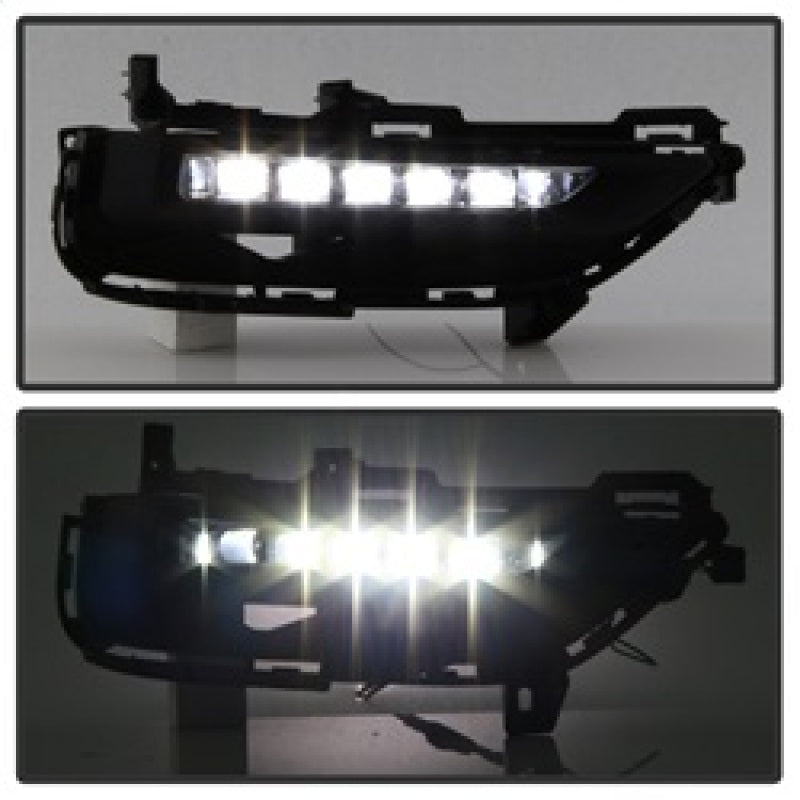 Spyder Honda Accord Coupe 2016-2017 OEM LED Fog Lights W/Switch- Clear FL-HA2016-2D-LED-C Spyder Honda Accord Coupe 2016-2017 OEM LED Fog Lights W/Switch- Clear FL-HA2016-2D-LED-C