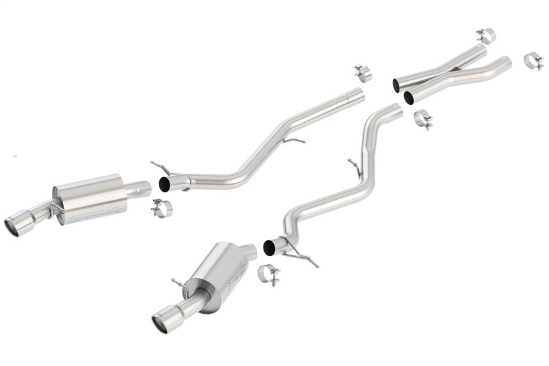 Borla 07-08 BMW 335i coupe/sedan aggressive catback exhaust system Borla 07-08 BMW 335i coupe/sedan aggressive catback exhaust system
