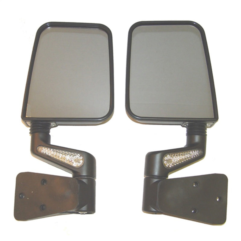 Rugged Ridge 87-02 Jeep Wrangler YJ/TJ Black Heated Door Mirror Kit w/ LED Signals Rugged Ridge 87-02 Jeep Wrangler YJ/TJ Black Heated Door Mirror Kit w/ LED Signals