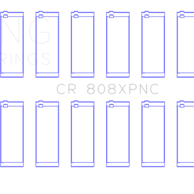 King Engine Bearings GM 369-502 Gen IV / V / VI Big Block Chevy Rod Bearing Set