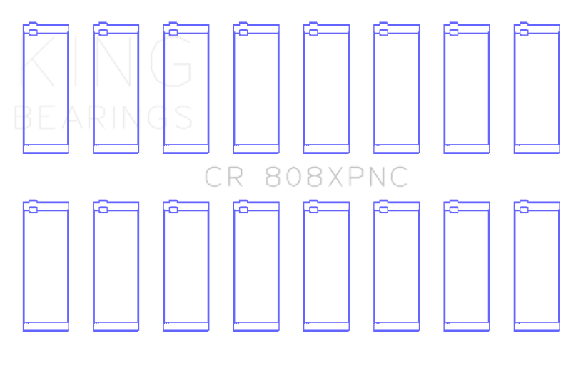 King Engine Bearings GM 369-502 Gen IV / V / VI Big Block Chevy Rod Bearing Set King Engine Bearings GM 369-502 Gen IV / V / VI Big Block Chevy Rod Bearing Set