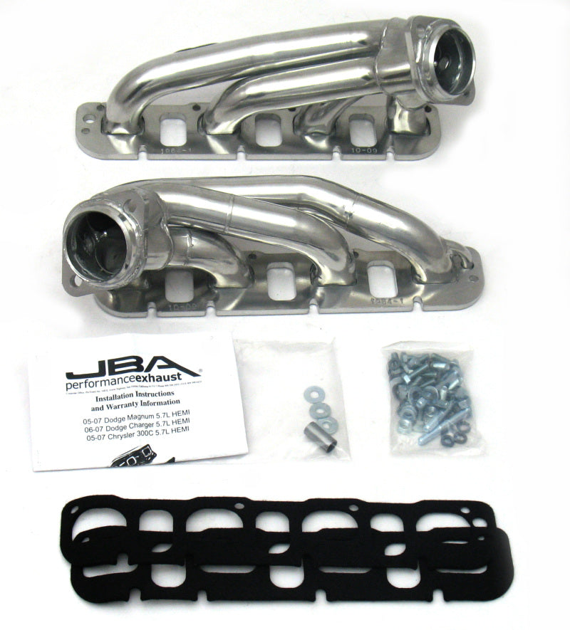 JBA 09-20 Chrysler 5.7L HEMI 1-3/4in Primary Silver Ctd Cat4Ward Header JBA 09-20 Chrysler 5.7L HEMI 1-3/4in Primary Silver Ctd Cat4Ward Header