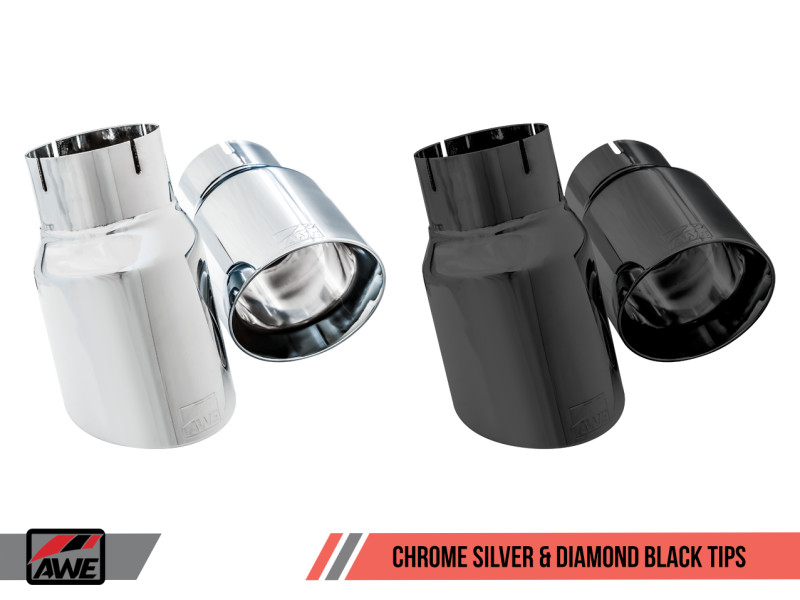 AWE Tuning Ford Focus RS Track Edition Cat-back Exhaust - Diamond Black Tips AWE Tuning Ford Focus RS Track Edition Cat-back Exhaust - Diamond Black Tips