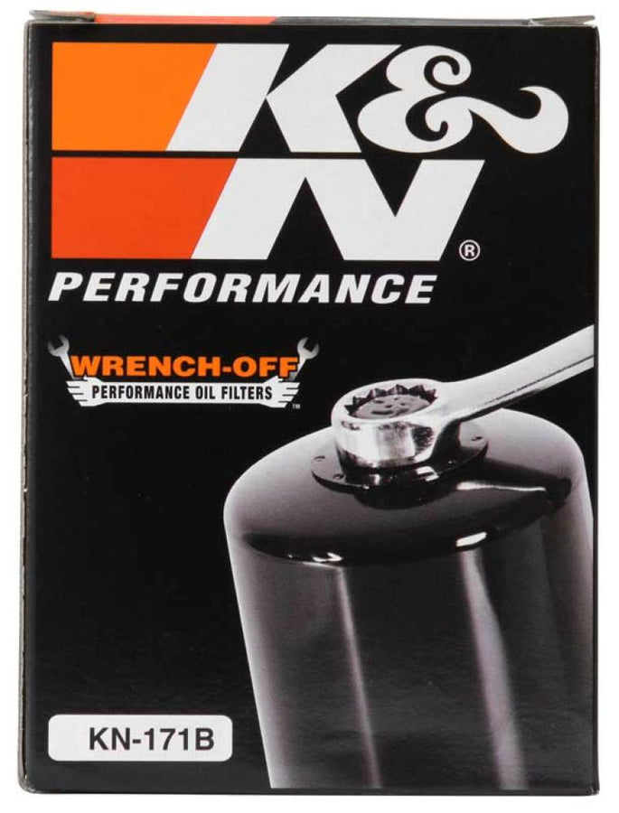 K&N Harley-Davidson / Buell 3in OD x 4.063in H Black Oil Filter K&N Harley-Davidson / Buell 3in OD x 4.063in H Black Oil Filter
