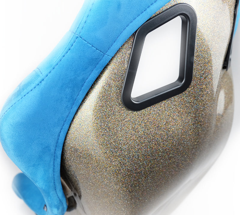 NRG FRP Bucket Seat ULTRA Edition - Medium (Blue Alcantara/Pearlized Back) NRG FRP Bucket Seat ULTRA Edition - Medium (Blue Alcantara/Pearlized Back)