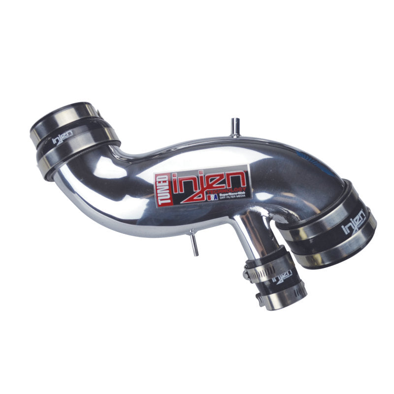 Injen 03-06 Evo 8/9/MR Cast Aluminum Intake System w/ Full Intercooler Piping Polished Short Ram Int Injen 03-06 Evo 8/9/MR Cast Aluminum Intake System w/ Full Intercooler Piping Polished Short Ram Int