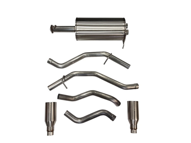 Corsa 19-24 Ram 1500 5.7L Crew Cab w/ 57in or 76in Bed Cat-Back Dual Rr Exit 5in Satin Polished Tips Corsa 19-24 Ram 1500 5.7L Crew Cab w/ 57in or 76in Bed Cat-Back Dual Rr Exit 5in Satin Polished Tips