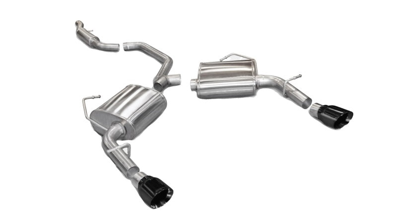 Corsa 2011-2014 Chrysler 200/Dodge Avenger V6 Black Sport Cat-Back Exhaust Corsa 2011-2014 Chrysler 200/Dodge Avenger V6 Black Sport Cat-Back Exhaust