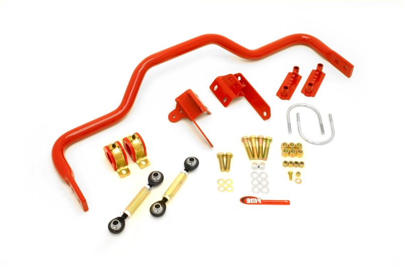 BMR 82-02 3rd Gen F-Body w/ 2.75in Axles Rear Hollow 1.375in Xtreme Anti-Roll Kit - Red BMR 82-02 3rd Gen F-Body w/ 2.75in Axles Rear Hollow 1.375in Xtreme Anti-Roll Kit - Red