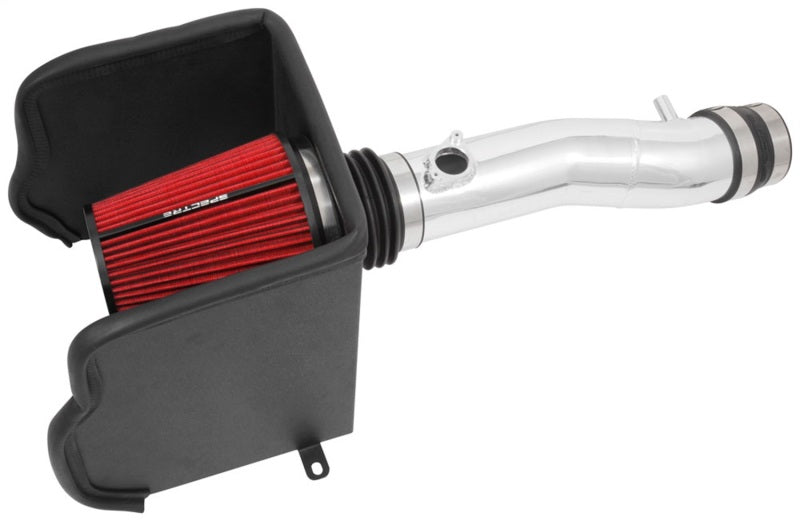 Spectre 16-18 Toyota Tacoma V6-3.5L F/I Air Intake Kit - Polished w/Red Filter Spectre 16-18 Toyota Tacoma V6-3.5L F/I Air Intake Kit - Polished w/Red Filter
