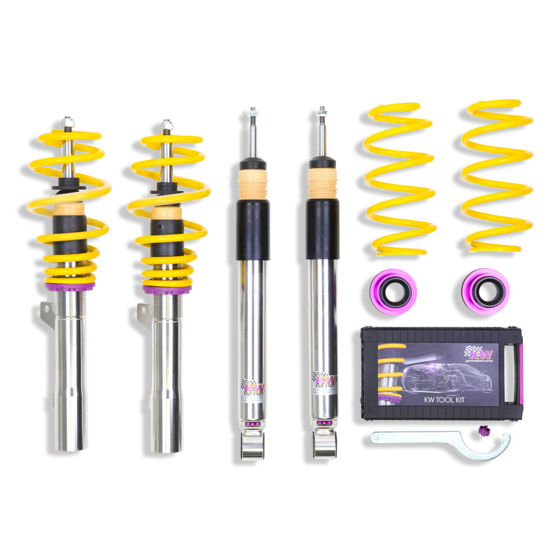 KW Coilover Kit V3 Audi TT (8J) Coupe; FWD; all engines; w/o magnetic ride KW Coilover Kit V3 Audi TT (8J) Coupe; FWD; all engines; w/o magnetic ride