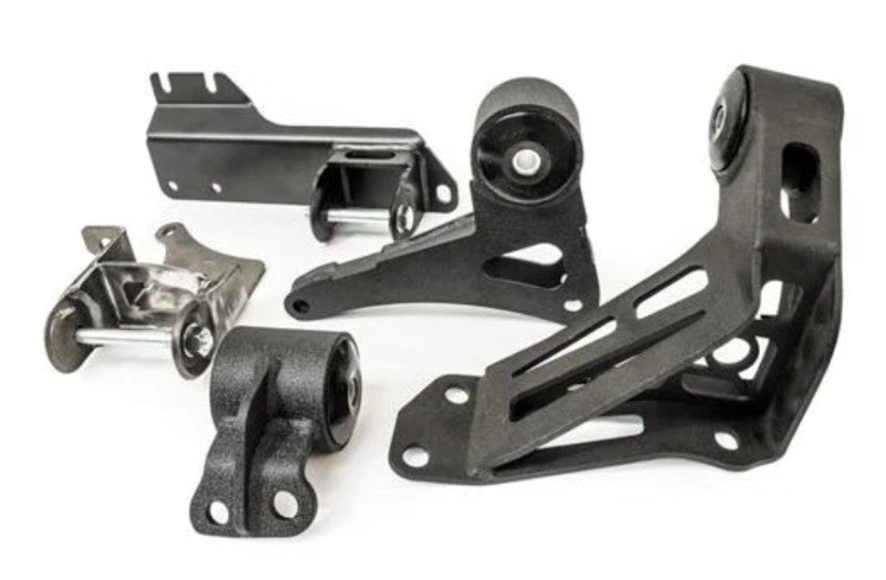 Innovative 90-93 Integra K-Series Black Steel Mounts 95A Bushings (Not K24 Trans) Innovative 90-93 Integra K-Series Black Steel Mounts 95A Bushings (Not K24 Trans)