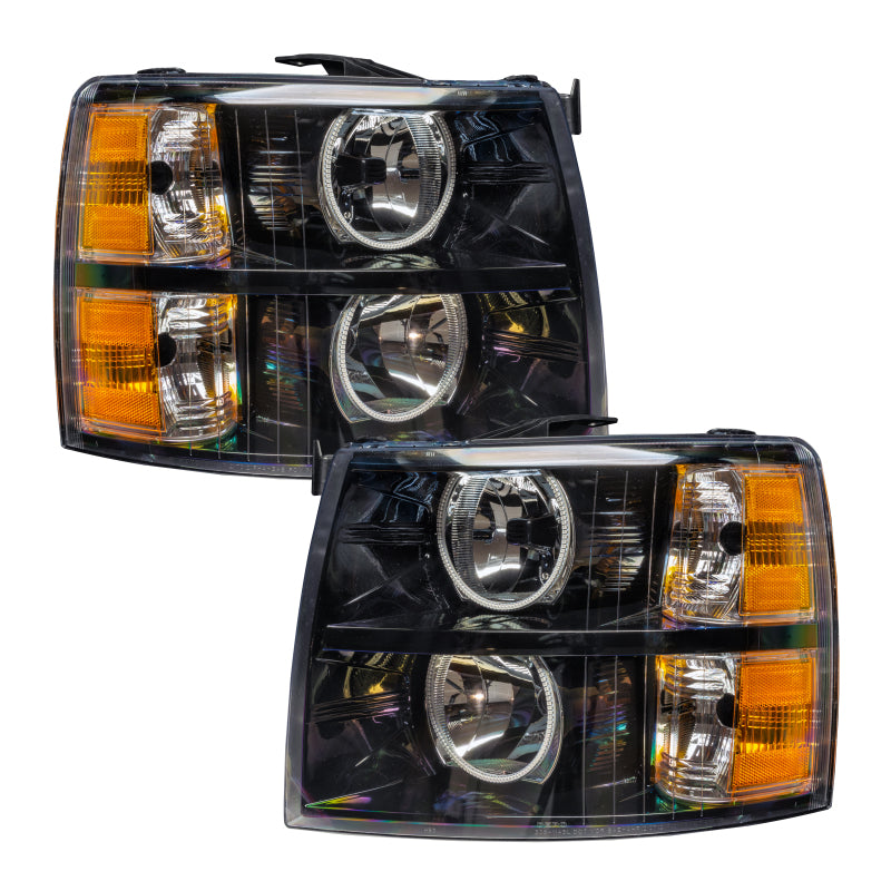 Oracle 07-13 Chevy Silverado SMD HL - Blk - Round Style - ColorSHIFT w/ BC1 Cntrl SEE WARRANTY Oracle 07-13 Chevy Silverado SMD HL - Blk - Round Style - ColorSHIFT w/ BC1 Cntrl SEE WARRANTY