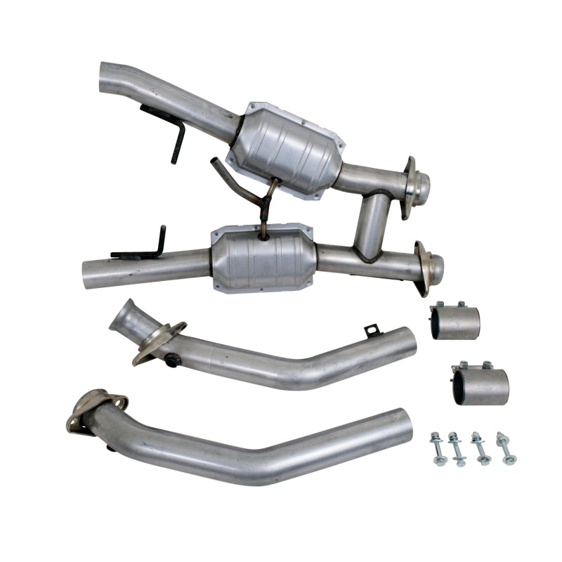 BBK 94-95 Mustang 5.0 High Flow H Pipe With Catalytic Converters - 2-1/2 BBK 94-95 Mustang 5.0 High Flow H Pipe With Catalytic Converters - 2-1/2