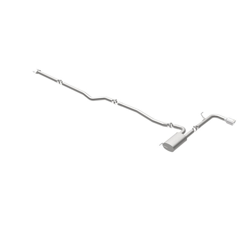 MagnaFlow Cat Back, SS, 2.5in, Street, Single Straight Pass. Polished 4in Tip, 2015 Ford Fusion 2.5L MagnaFlow Cat Back, SS, 2.5in, Street, Single Straight Pass. Polished 4in Tip, 2015 Ford Fusion 2.5L