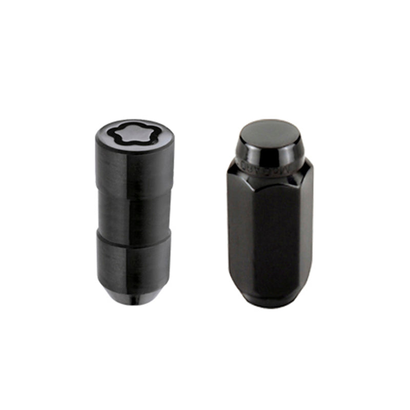 McGard 6 Lug Hex Install Kit w/Locks (Cone Seat Nut) M14X2.0 / 13/16 Hex / 2.25in. Length - Black McGard 6 Lug Hex Install Kit w/Locks (Cone Seat Nut) M14X2.0 / 13/16 Hex / 2.25in. Length - Black