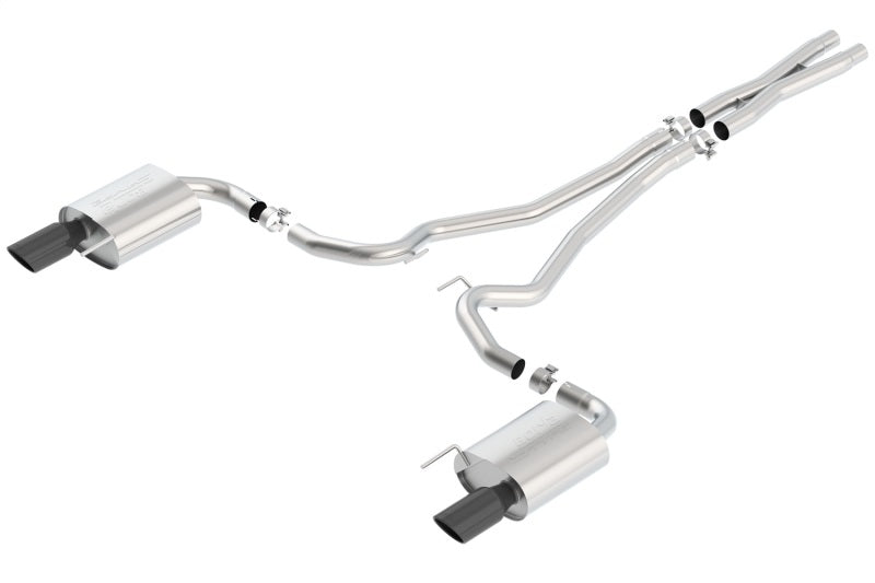 Borla S-Type Cat-Back 15-17 Ford Mustang GT 5.0L V8 MT/AT 2.5in pipe 4in tip (Black Chrome) Borla S-Type Cat-Back 15-17 Ford Mustang GT 5.0L V8 MT/AT 2.5in pipe 4in tip (Black Chrome)