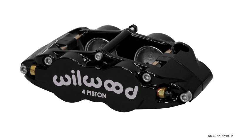 Wilwood Caliper-Narrow Superlite 4R - Black 1.75/1.75in Pistons 1.25in Disc Wilwood Caliper-Narrow Superlite 4R - Black 1.75/1.75in Pistons 1.25in Disc